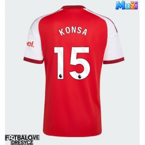 Arsenal Ezri Konsa #15 Domácí Dres 2026-27 Krátký Rukáv Arsenal Ezri Konsa #15 Domácí Dres 2026-27 Krátký Rukáv